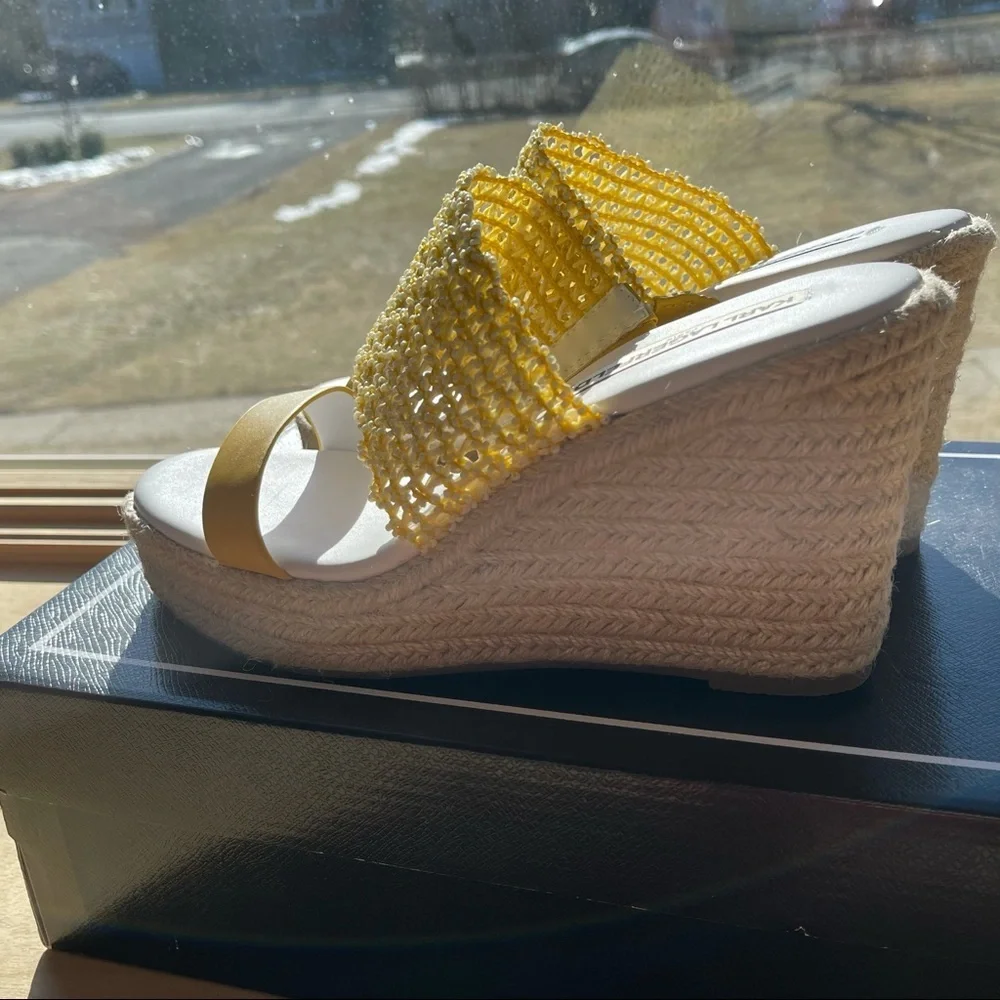 Karl Lagerfeld Paris, New, Celie, Wedge Heels
